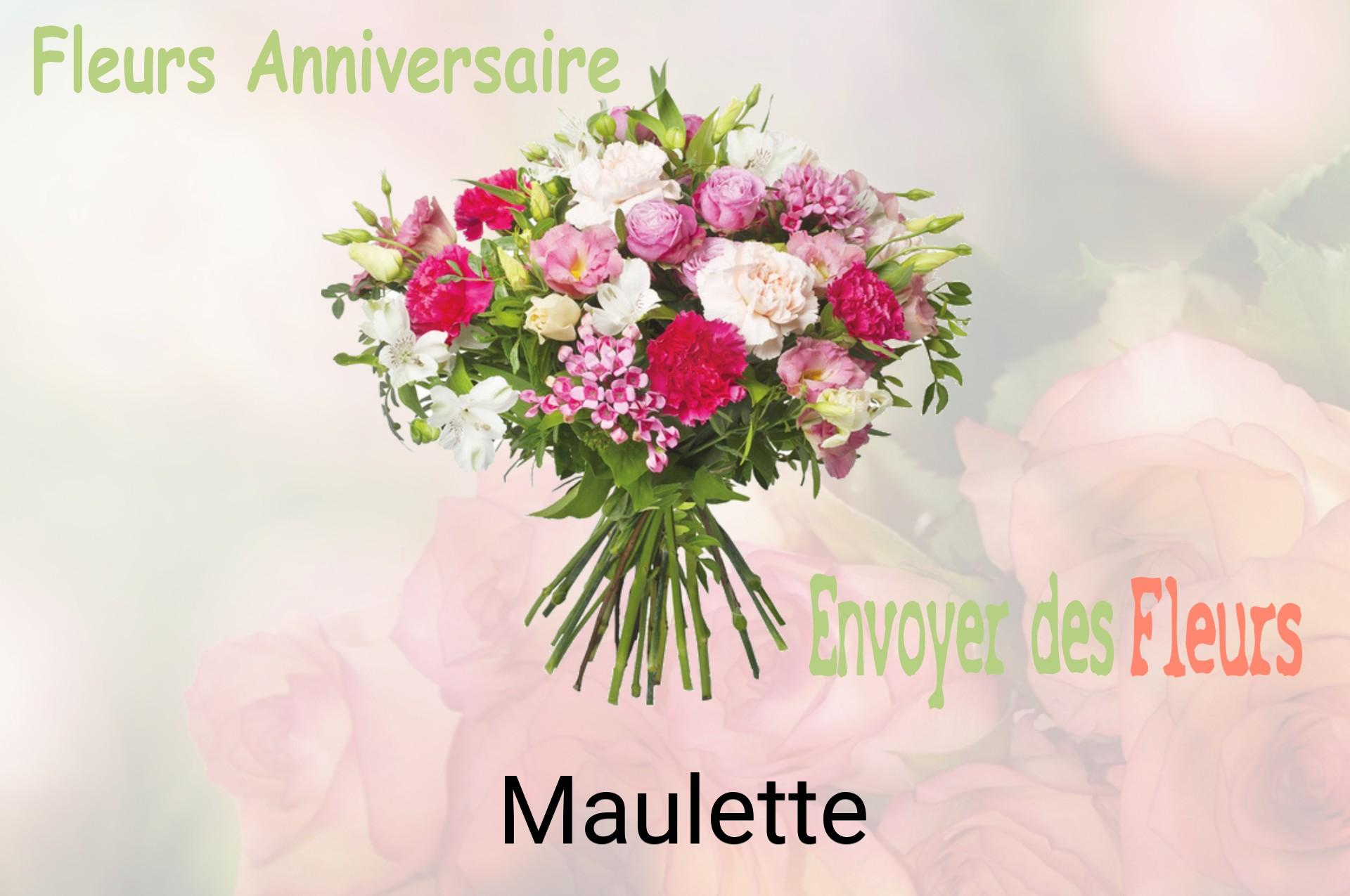 Bouquet de fleurs d’anniversaire livré à Maulette
